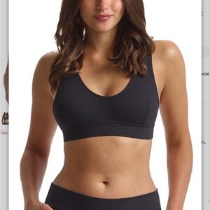 Commando Luxury Rib Bralette BLACK SZ S